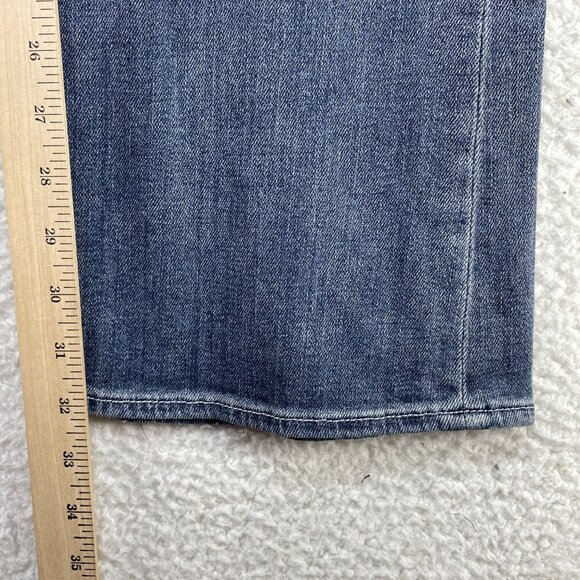 Rock & Republic Kasandra Bootcut Size 12 Mid Rise Blue Emrboidered Jeans 33x32 - Picture 8 of 14